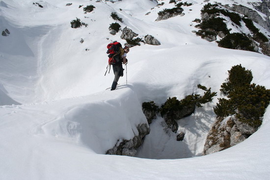 Med breznom in skokom