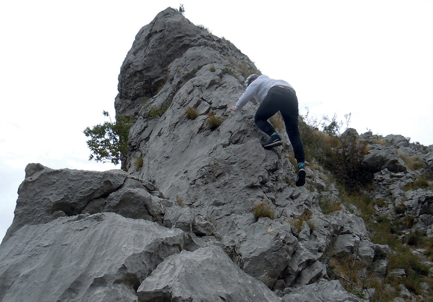 Utrinek iz plezalnega vodnika Glinščica – Val Rosandra