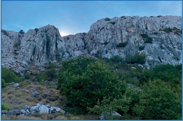 Plezališče Belove stene na otoku Krku